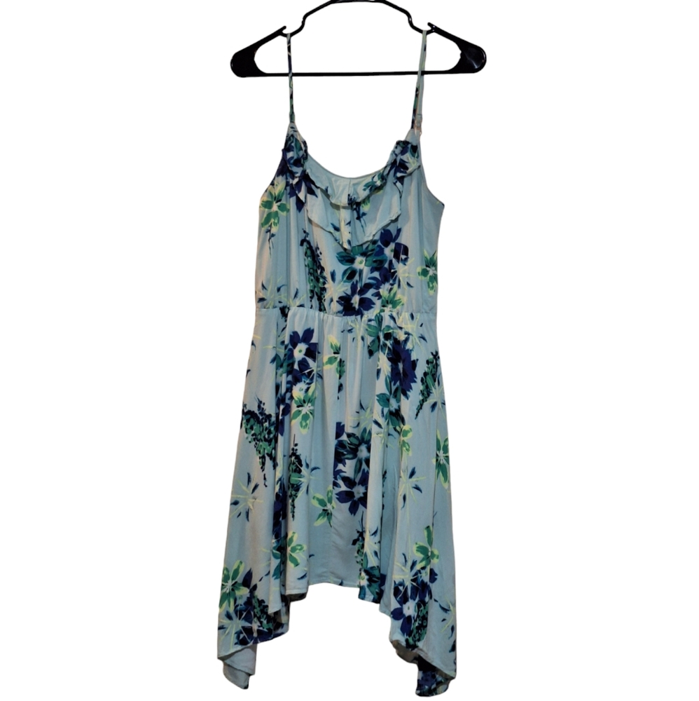 Chic by Jacob floral blue dress. Size Small